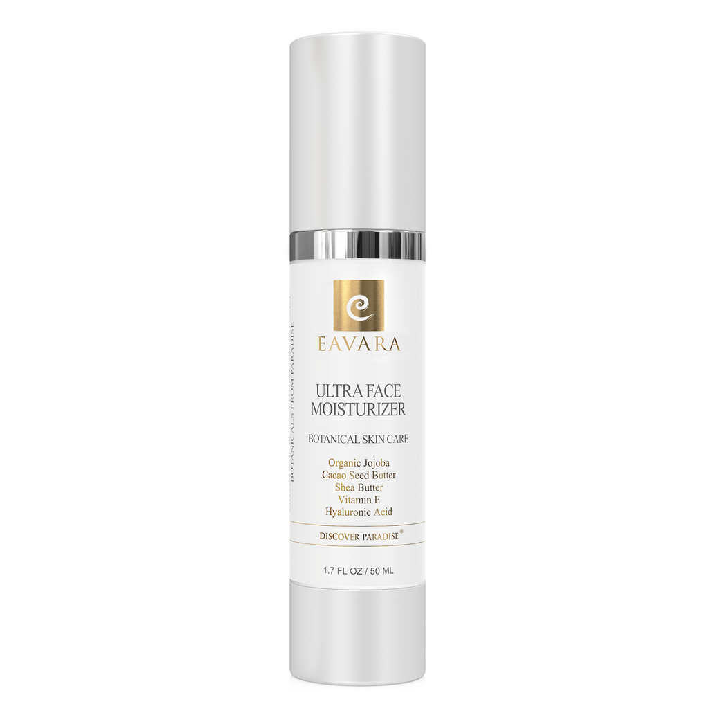 Organic Daily Facial Moisturizer Day Cream with Collagen Peptides and Hyaluronic Acid